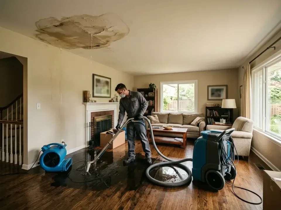 attic-pipe-burst-ceiling-drip-008 — frequently asked questions, Water Damage Restoration & Carpet Care in Estherville, IA